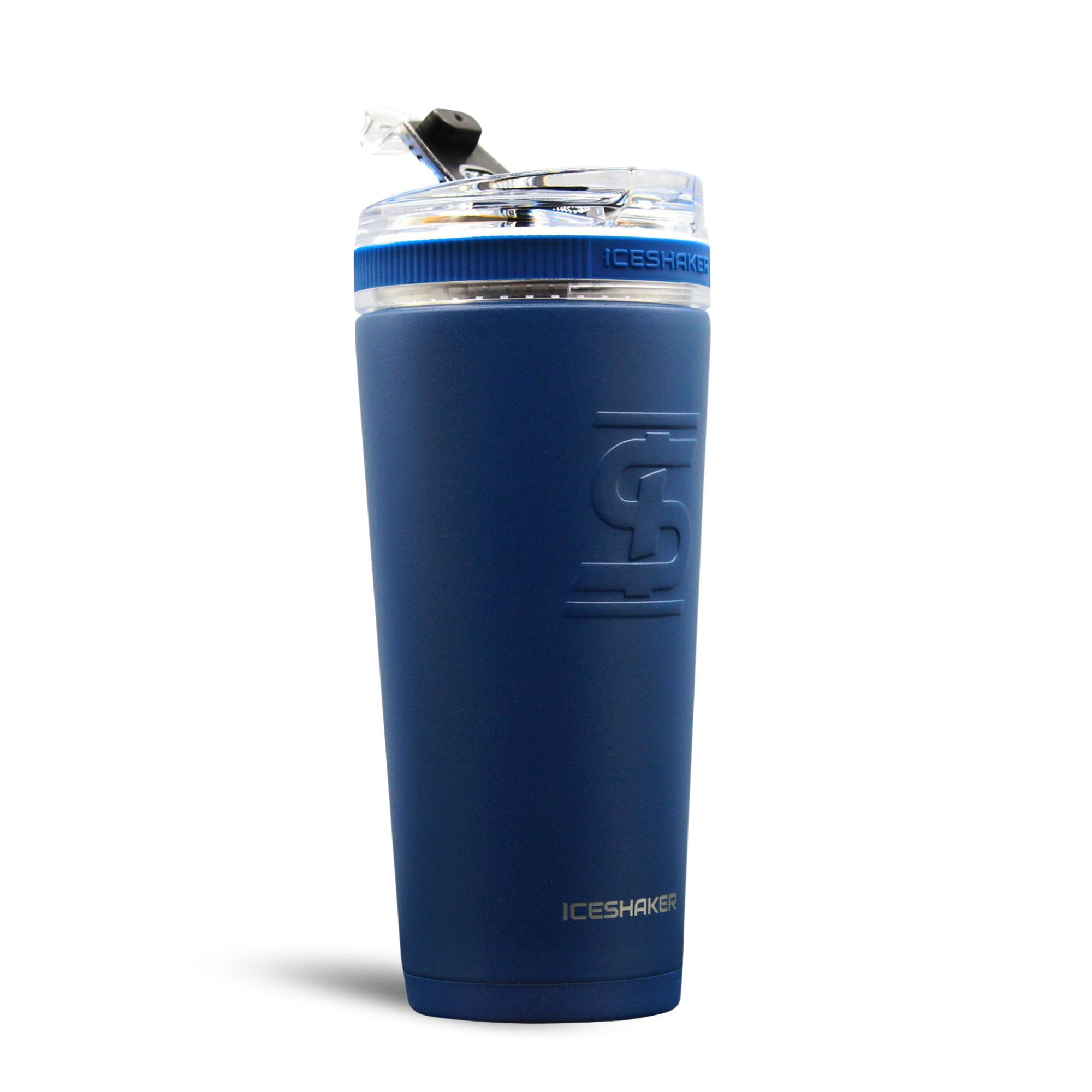 Official Chicago Cubs 26oz Insulated Stainless Steel Water Bottle with Flex Lid - Navy Blue - Perfect for Baseball Games, Gym & Outdoor Activities