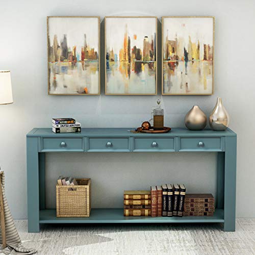 Retro Blue + Wood-6