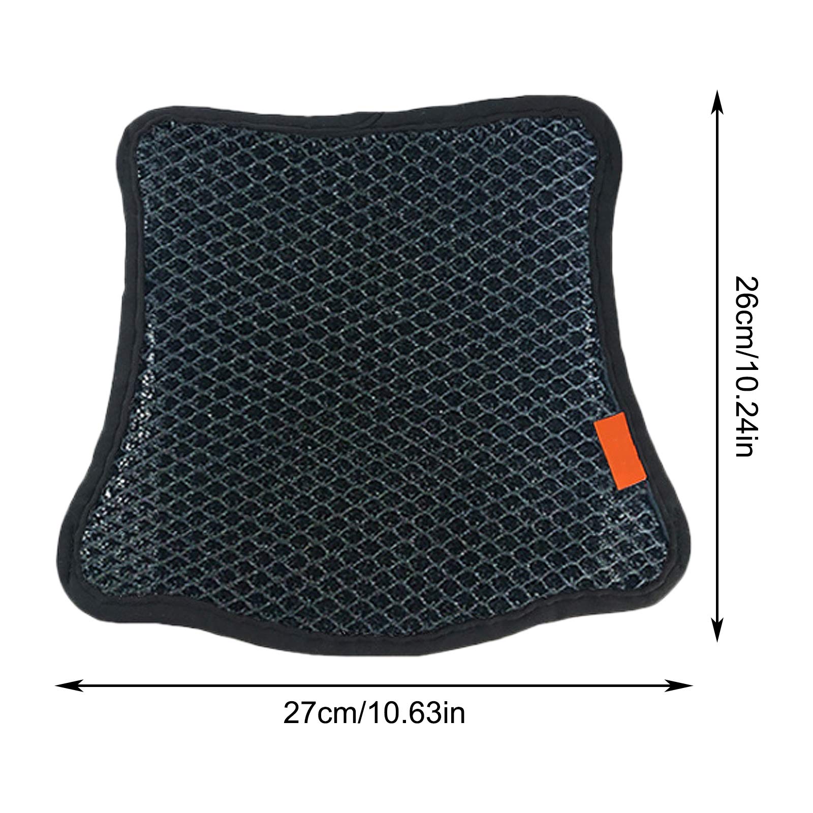 Premium Motorcycle Seat Cushion - Pressure Relief & Cooling Gel Seat Pad for Long Rides - Medium Size - Comfortable Travel Accessories for Harley, Cruiser & Touring Bikes - Perfect for Road Trips & Daily Commutes
