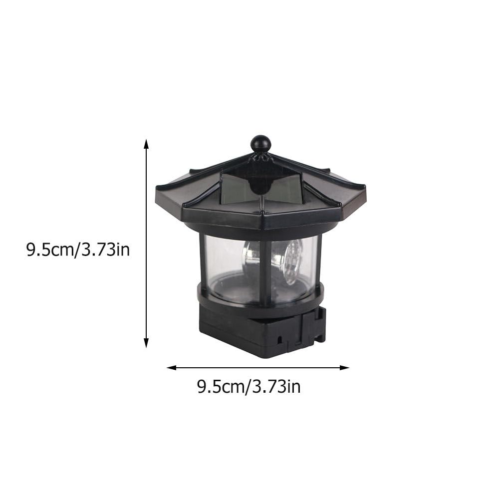Rotatable LED Solar Lighthouse Lights - Waterproof Outdoor Solar Walkway & Garden Lights for Yard Decor - Perfect for Pathways, Lawns, and Outdoor Landscaping