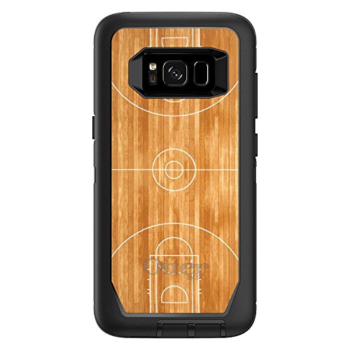 Basketball Court Layout On Black Case