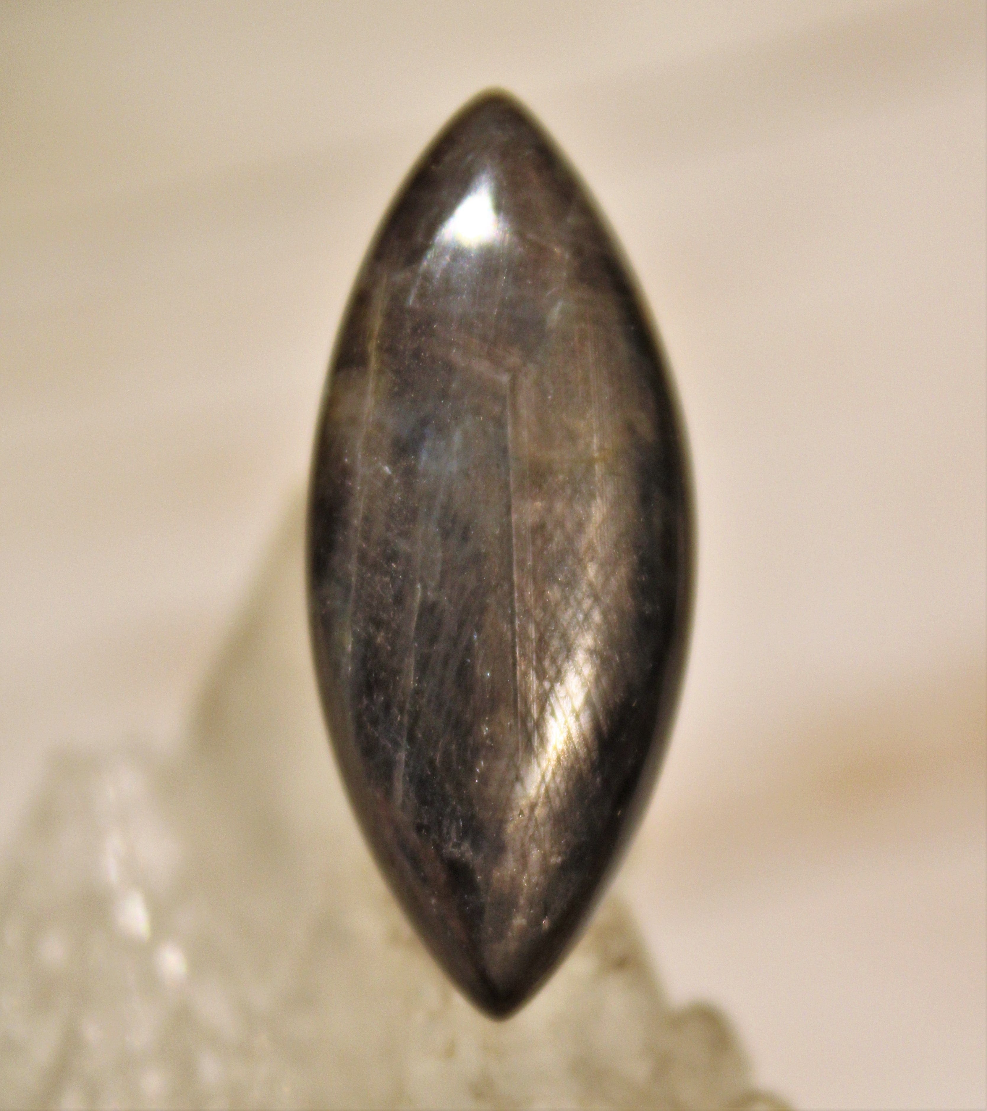 Natural Black Star Sapphire Cabochon - 6mm to 20mm Sizes for Jewelry Making, Healing Crystals & Meditation | Perfect for Rings, Pendants & Bracelets
