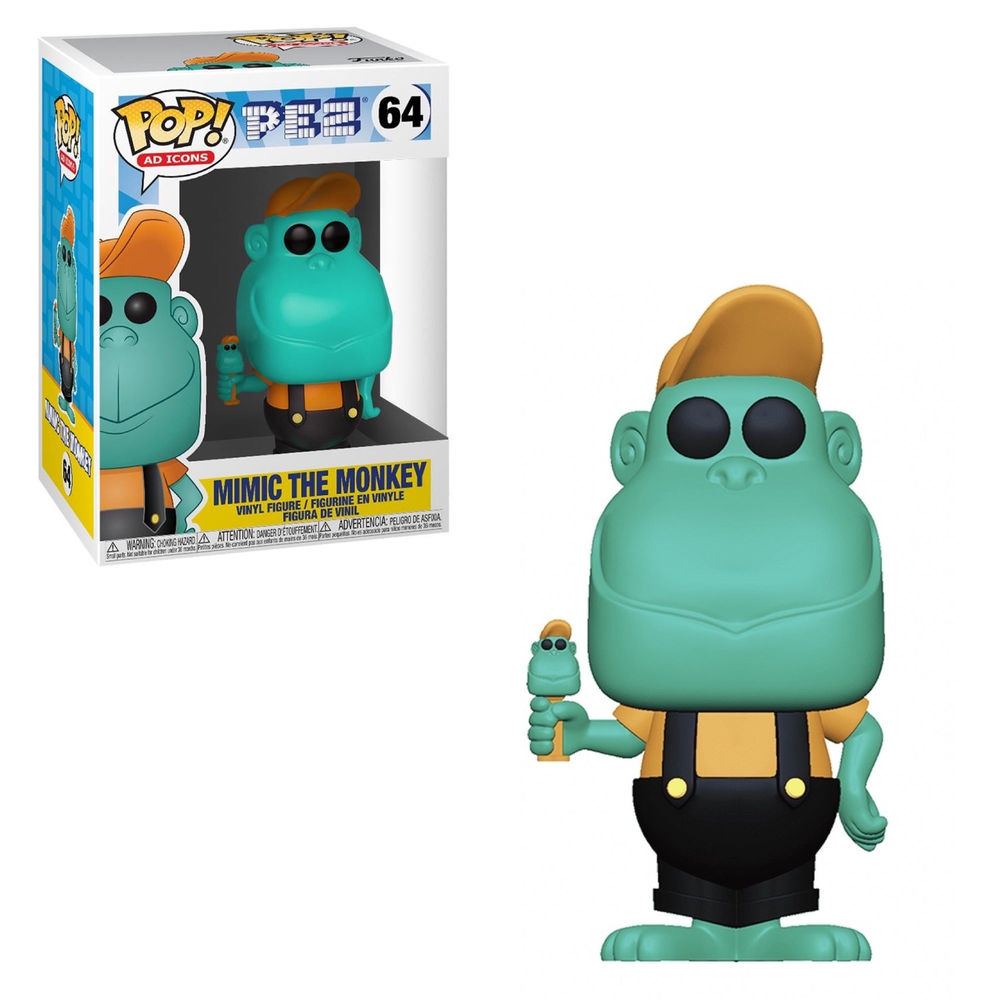 Fun Pez Candy Dispenser - Mimic the Monkey Character | Novelty Candy Toy for Kids & Collectors | Perfect for Birthday Parties, Halloween Treats & Office Desk Decor
