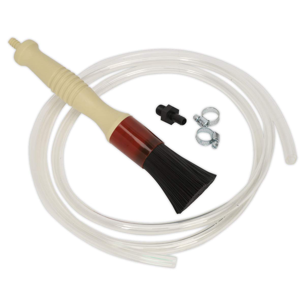 Sealey Heavy Duty Cleaning Brush with Hose - Perfect for Car Washing, Home Cleaning, and Outdoor Use