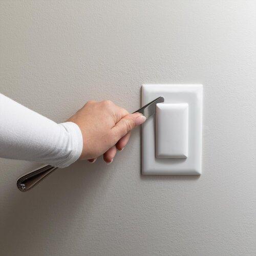 Qdos StayPut Double Outlet Plug - Secure Wall Adapter, 6-Pack White - Perfect for Home, Office & Travel Use