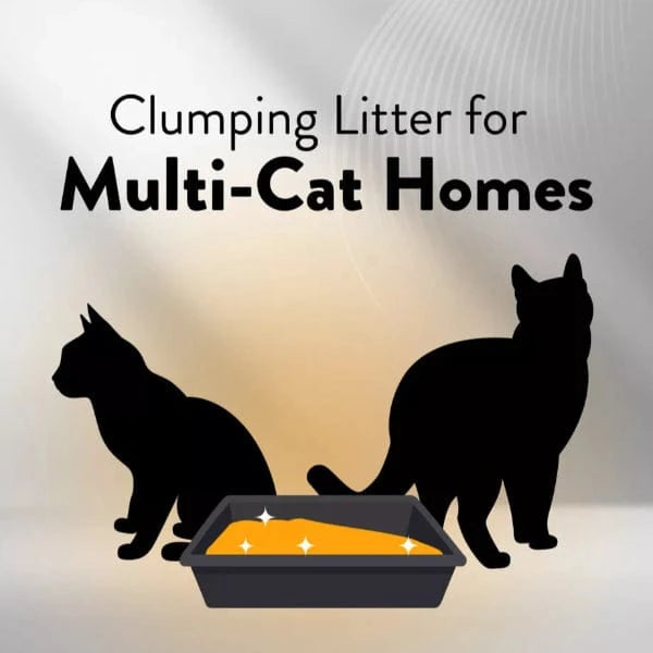 Arm & Hammer Hardball Lightweight Multi Cat Clumping Cat Litter - Low Dust, 99% Odor Control - Ideal for Multi-Cat Households & Small Spaces