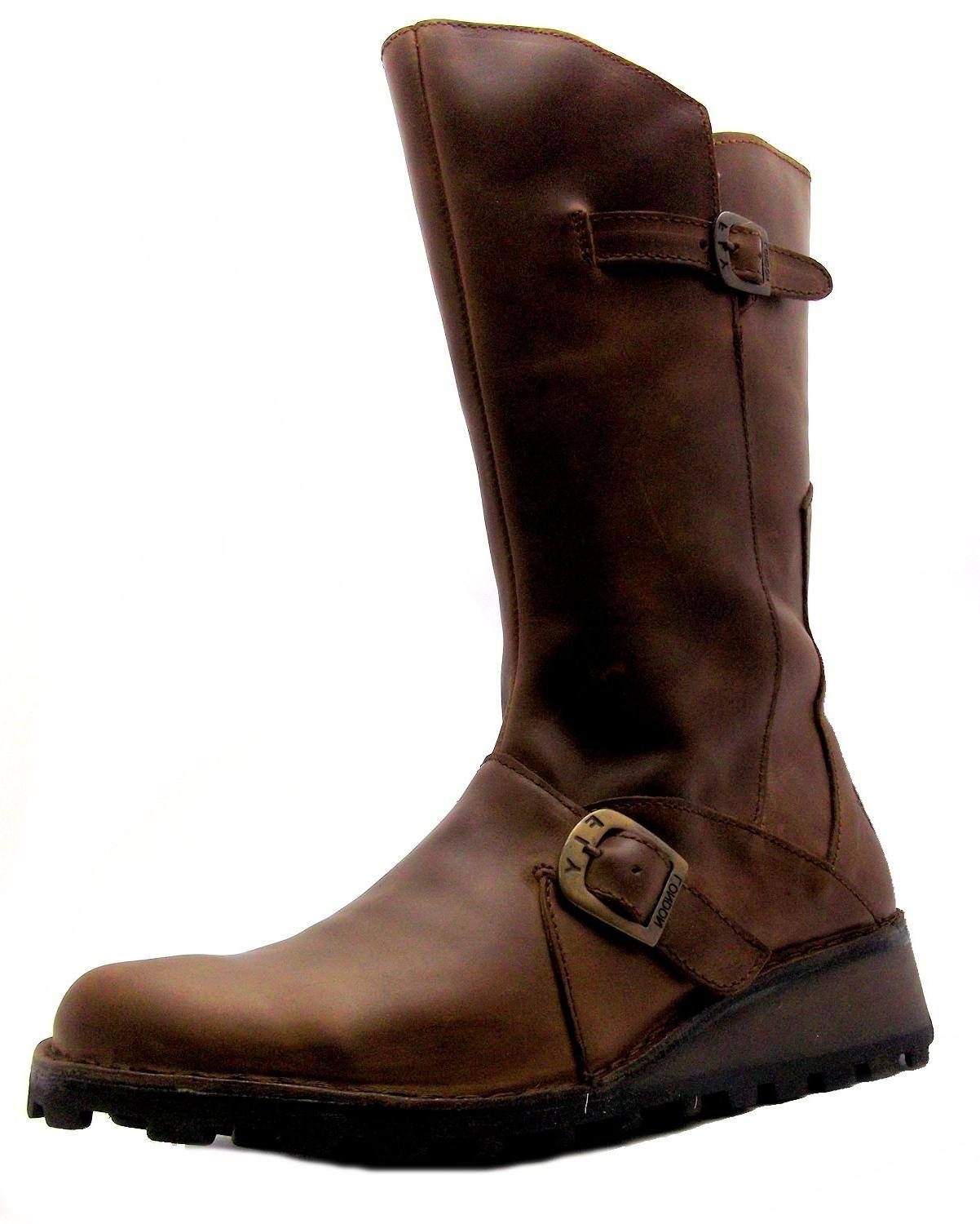 FLY London Women's Mes Leather Ankle Boots - Waterproof Slip-Resistant Casual Boots for Work, Office & Night Out | Comfortable Durable Fall Fashion Shoes for Date Night, Everyday Wear & Rainy Days | Perfect for Women's Autumn Wardrobe & Outdoor Activities | Ideal for Commuting, Traveling & City Walking | Great for Hiking, Shopping & Weekend Getaways