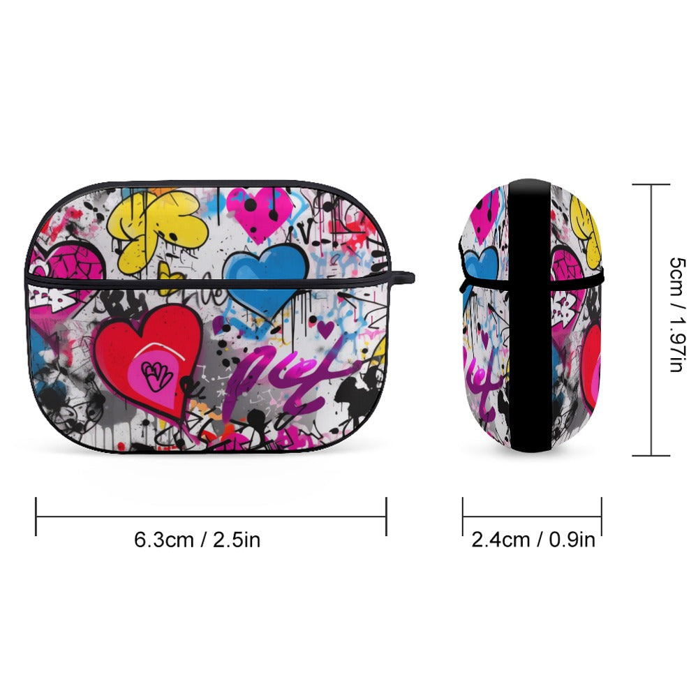 Graffiti Style AirPods Pro Case - Trendy Protective Cover for Apple AirPods Pro (2nd Gen) - Durable Shockproof Case for Gym, Travel & Daily Use