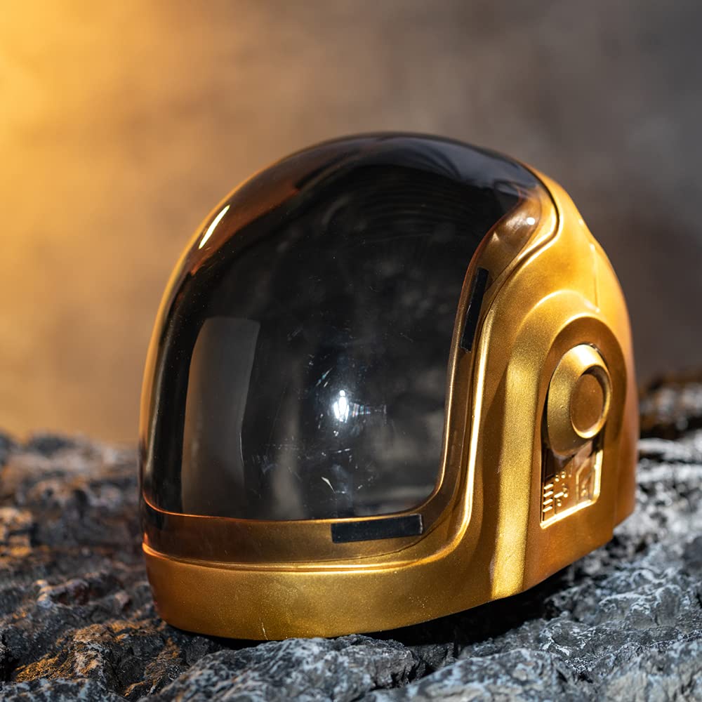 Daft Punk Thomas & Guy Manuel Helmet Resin Mask - Official Style Costume Accessory for Halloween, Cosplay, and Fan Collections | Perfect for Parties, Comic Con, and Music Events