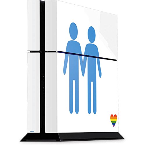 Skinit Decal Gaming Skin for PS4 Console - Blue Pride Design | Custom Protective Cover for PlayStation 4 | Perfect for Gaming Enthusiasts & Pride Month Decor