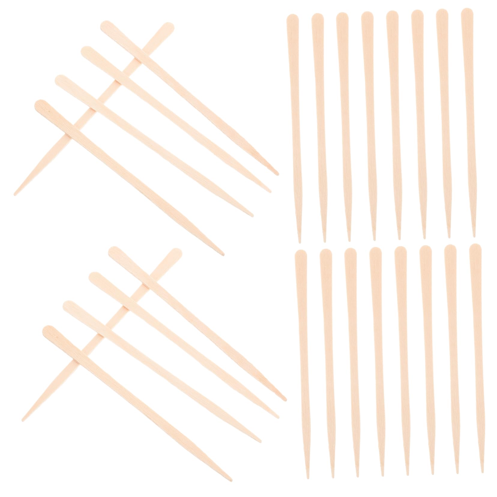 iPetboom 100pcs Disposable Waxing Sticks for Women - Body Hair Removal Wax Sticks with Wooden Applicator | Smooth Skin for Bikini Line, Legs & Underarms | At-Home Waxing & Salon Use