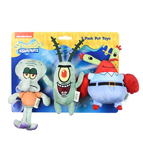 Squidward,Plankton,Mr.Krabs