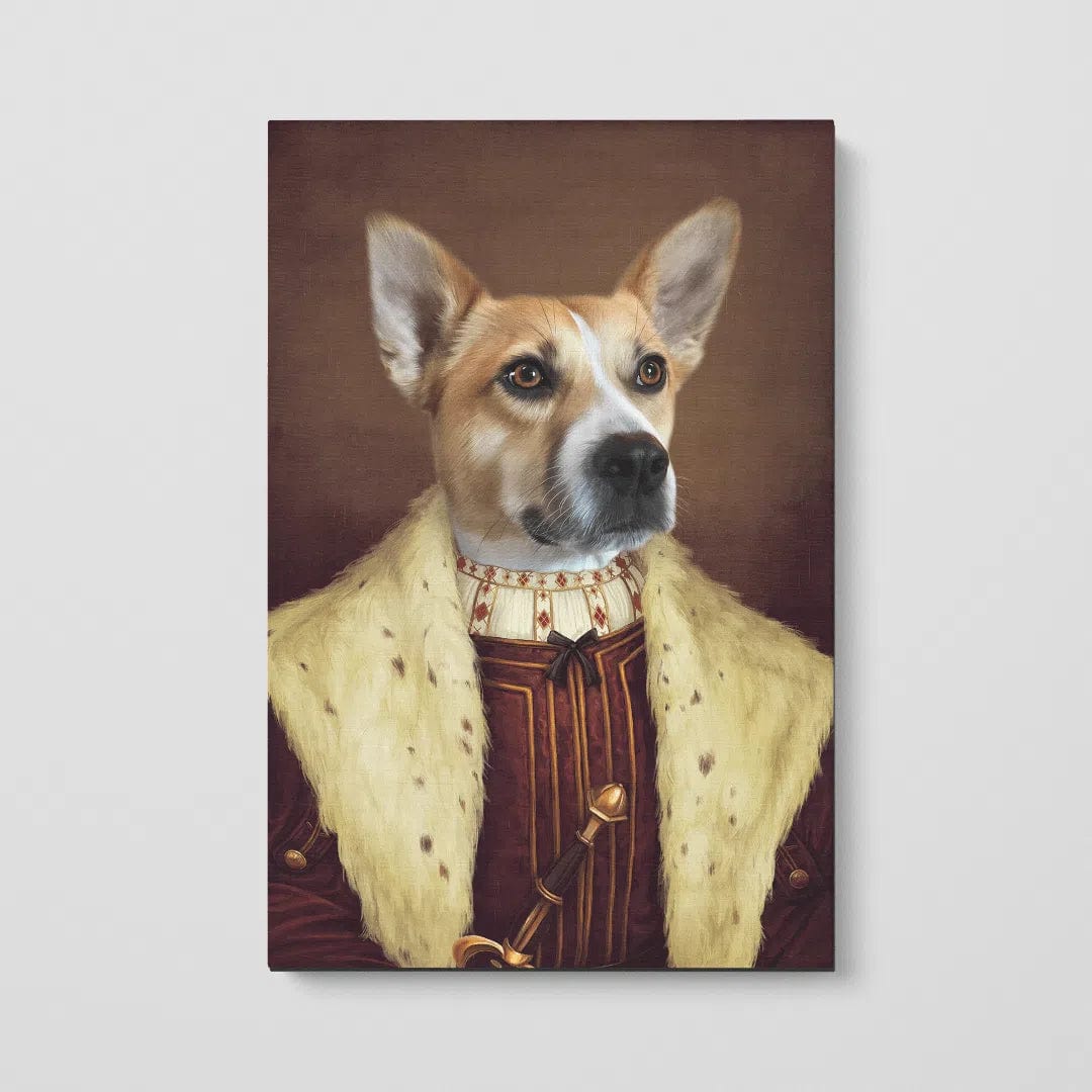 Custom Pet Canvas Portrait - Personalized Pet Art for Dogs & Cats - Perfect for Home Decor & Gifts