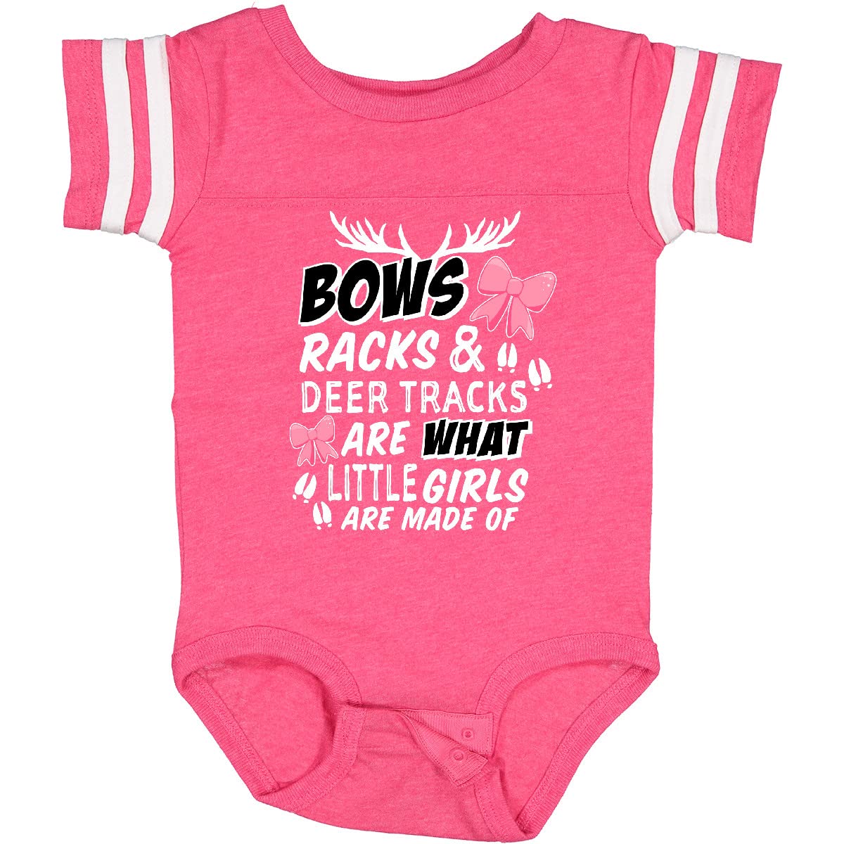 Inktastic Hunting Season Bows Racks & Deer Baby Bodysuit - Cute Hunting-Themed Outfit for Infants & Toddlers - Perfect for Hunting Trips, Family Photos & Outdoor Adventures