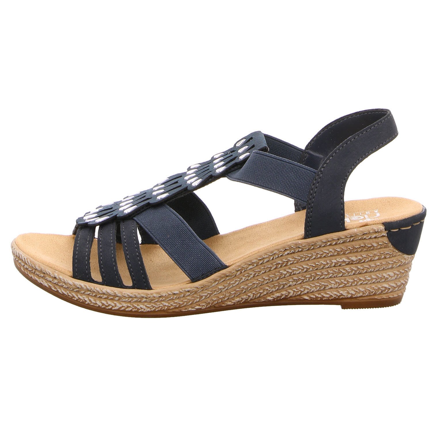 Rieker Women's Comfortable Synthetic Leather Sandals - Lightweight & Stylish for Summer, Beach, and Casual Wear