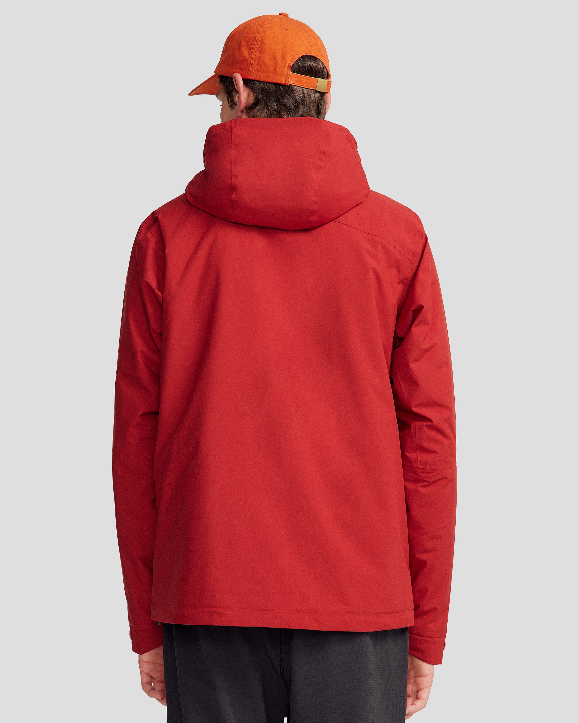 Men's Trailhead 2L novaLOFT Waterproof Rain Jacket - Lightweight Hiking & Outdoor Windbreaker for Camping, Running, and Travel - Pinot Color