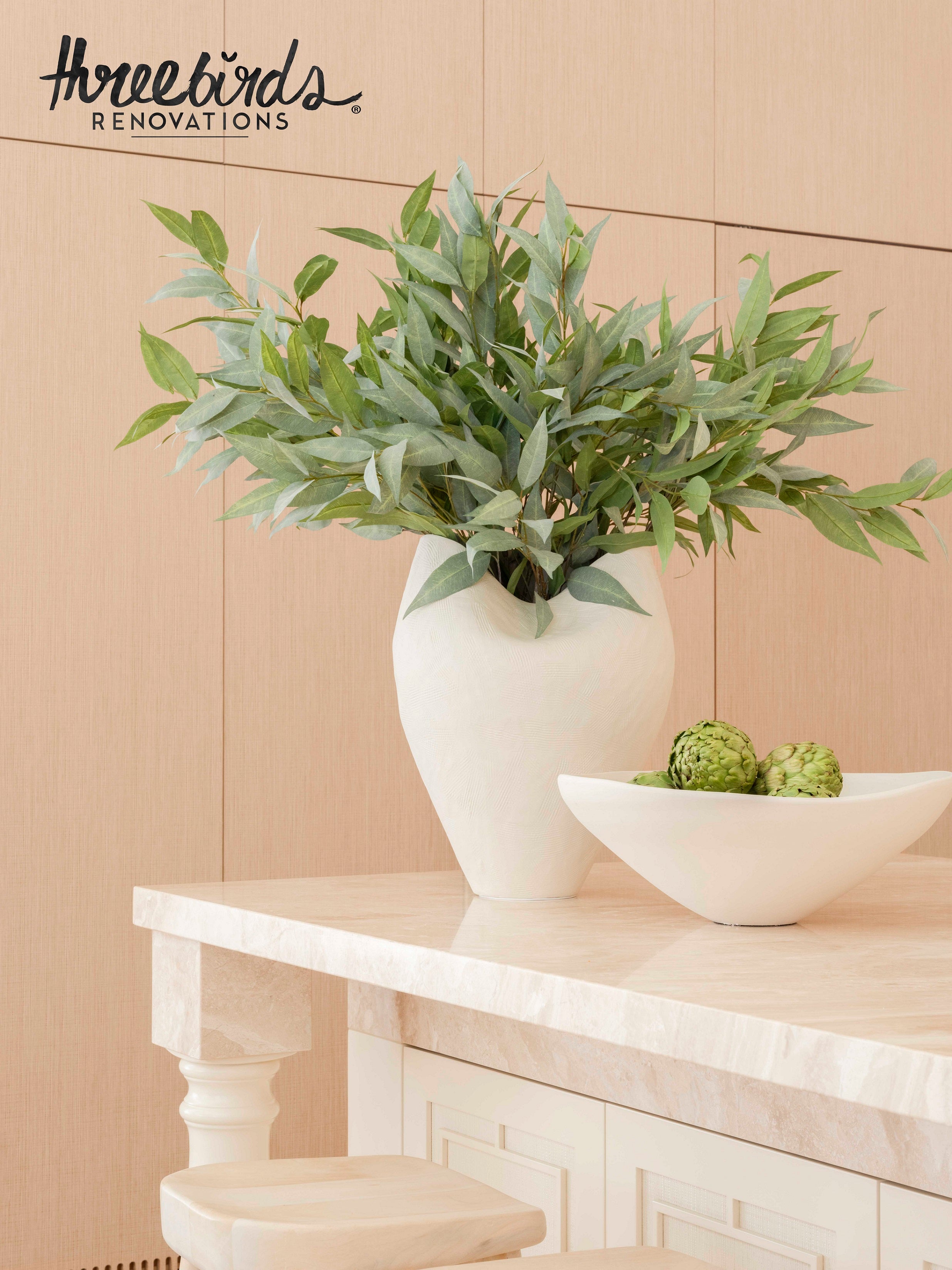 Artificial Eucalyptus Stems 39 Inches - Realistic Fake Greenery for Home Decor, Wedding Centerpieces, and Floral Arrangements