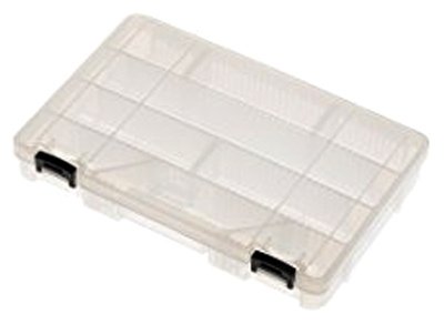 18-Compartment Tackle Box - Heavy Duty Fishing Organizer for Lures, Hooks & Gear - Perfect for Bass, Trout & Saltwater Fishing - Compact & Portable for Boat, Kayak & Shoreline Use
