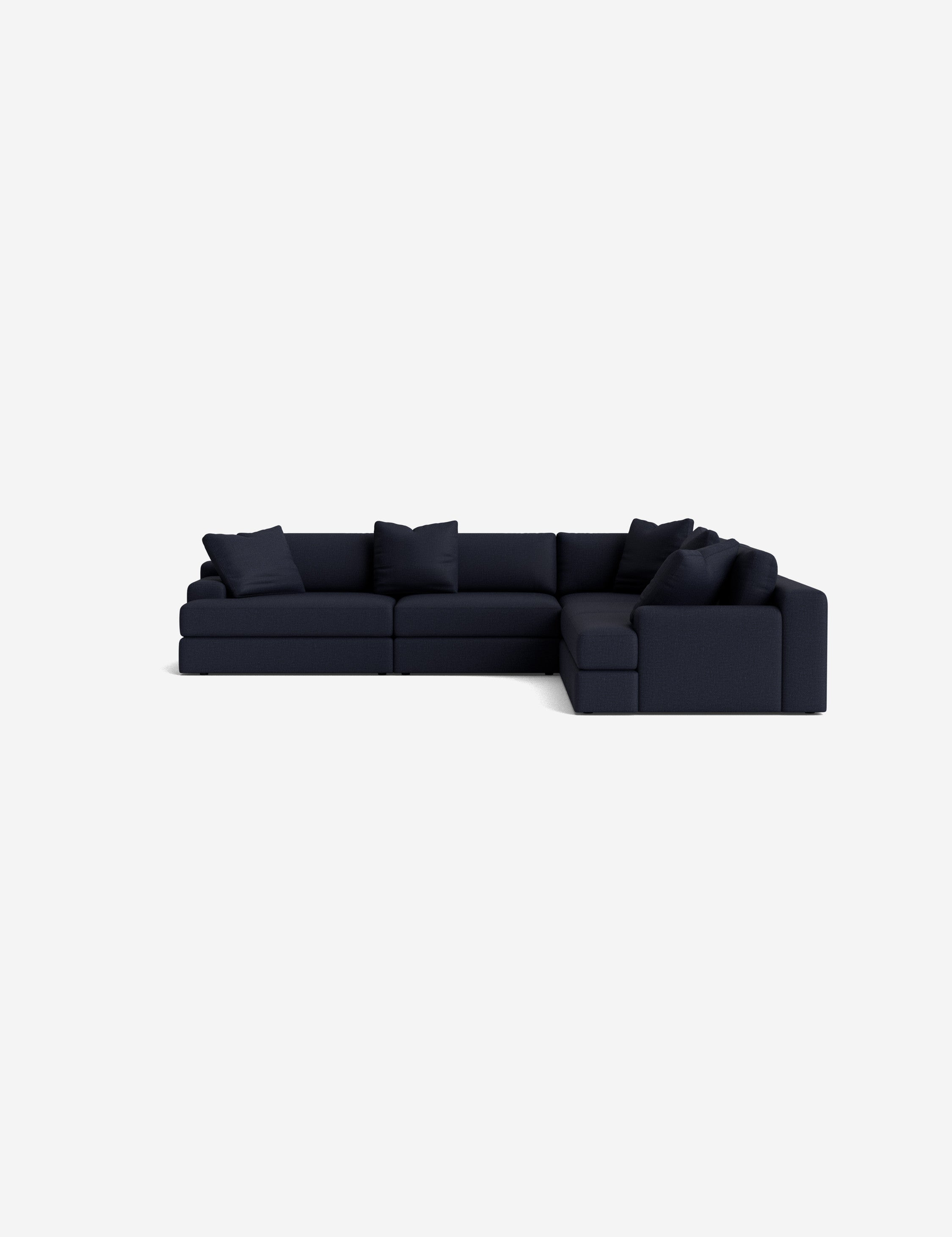Felton Corner Sectional Sofa - Modern L-Shaped Couch with Storage Chaise for Small Spaces | Living Room, Apartment, Dorm Furniture | Comfortable & Stylish Home Decor