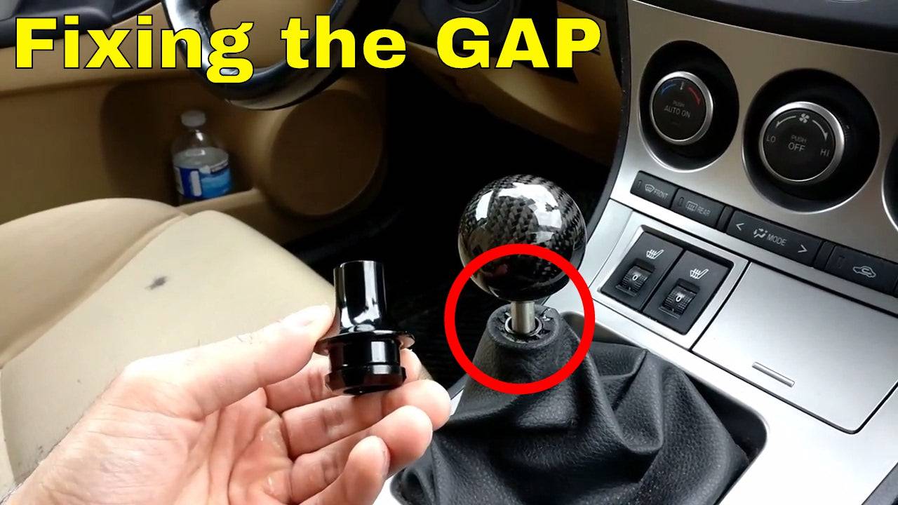 Premium Shift Knob Boot Retainer - Universal Fit for Manual Transmission Cars - Perfect for Gear Shifter Repair & Customization | Durable & Easy Installation for Enhanced Driving Experience