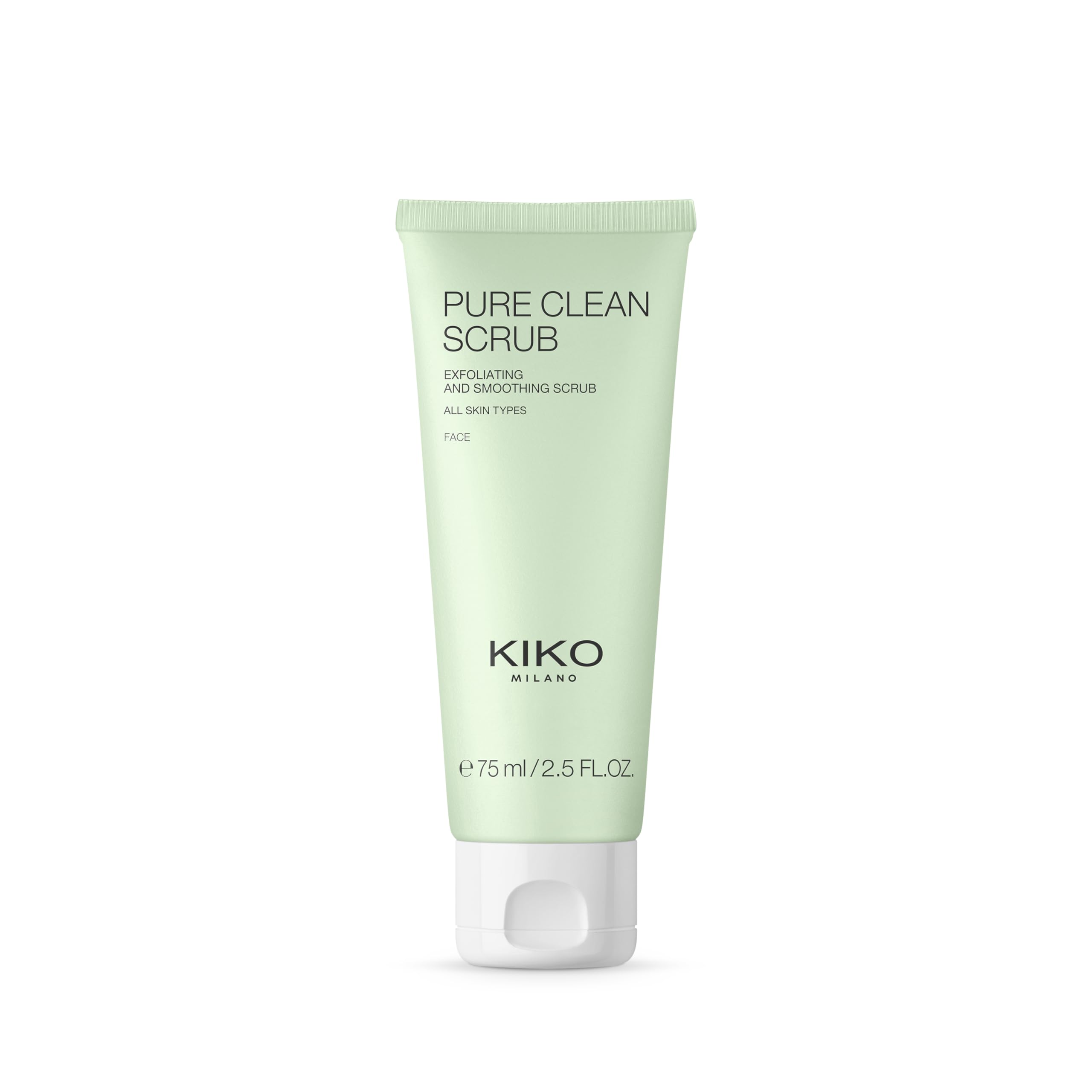 KIKO Milano Pure Clean Scrub - Gentle Facial Exfoliator for Smooth Skin | Deep Cleansing & Brightening | Perfect for Daily Skincare Routine & Pre-Makeup Prep