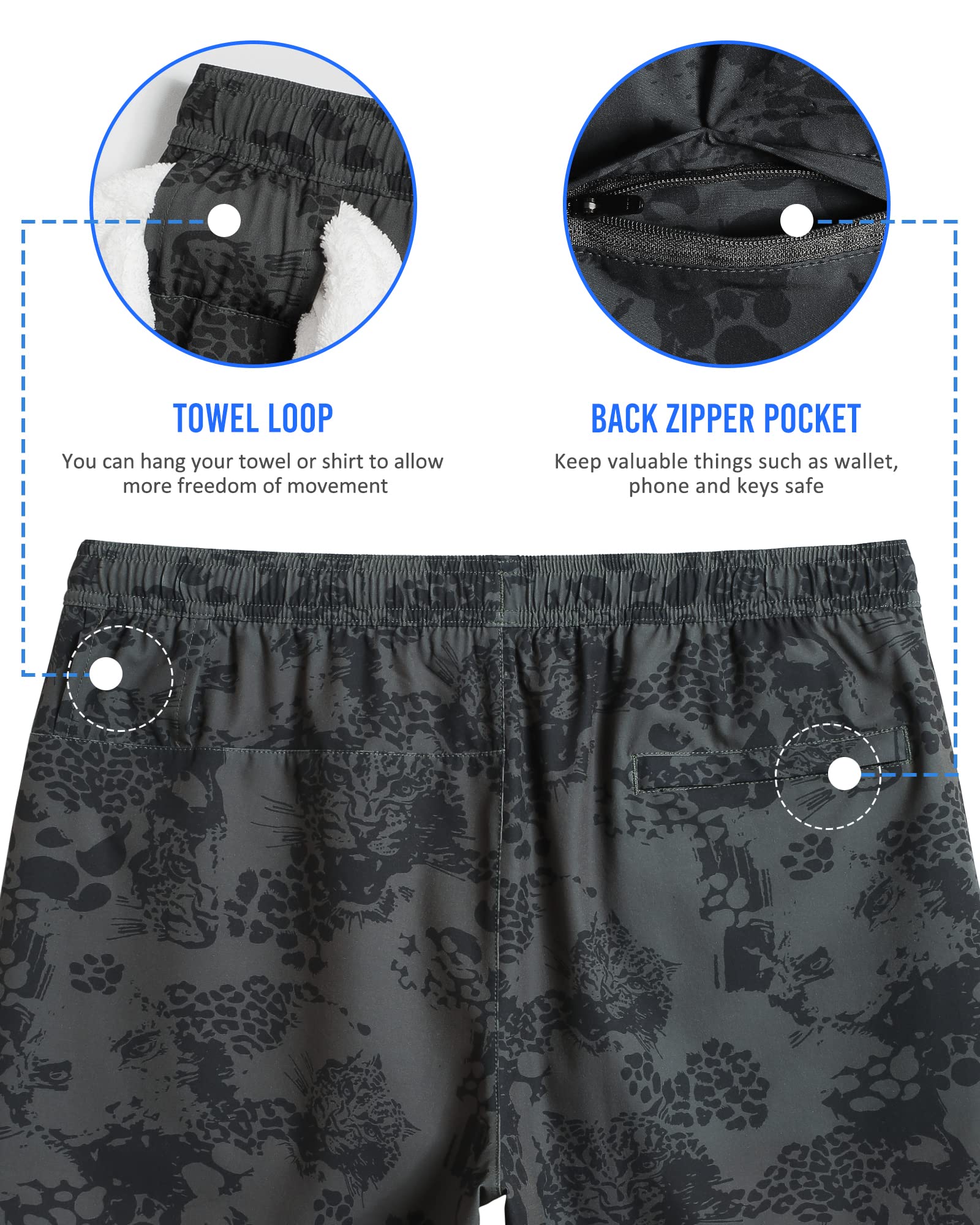 Maamgic Men's 5-Inch Quick Dry Gym Running Shorts - 2-in-1 Athletic Workout Shorts with Liner | Perfect for Jogging, Training & Outdoor Activities