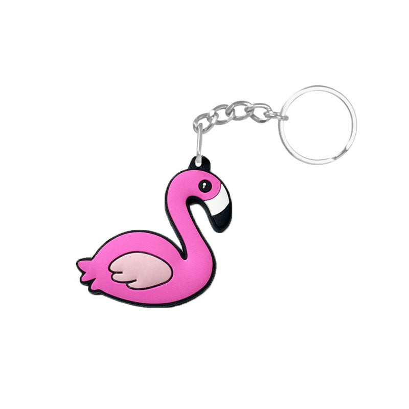Stylish Flamingo Keychain - Cute Pink Flamingo Keyring for Women & Men - Perfect for Keys, Bags, Backpacks & Gifts