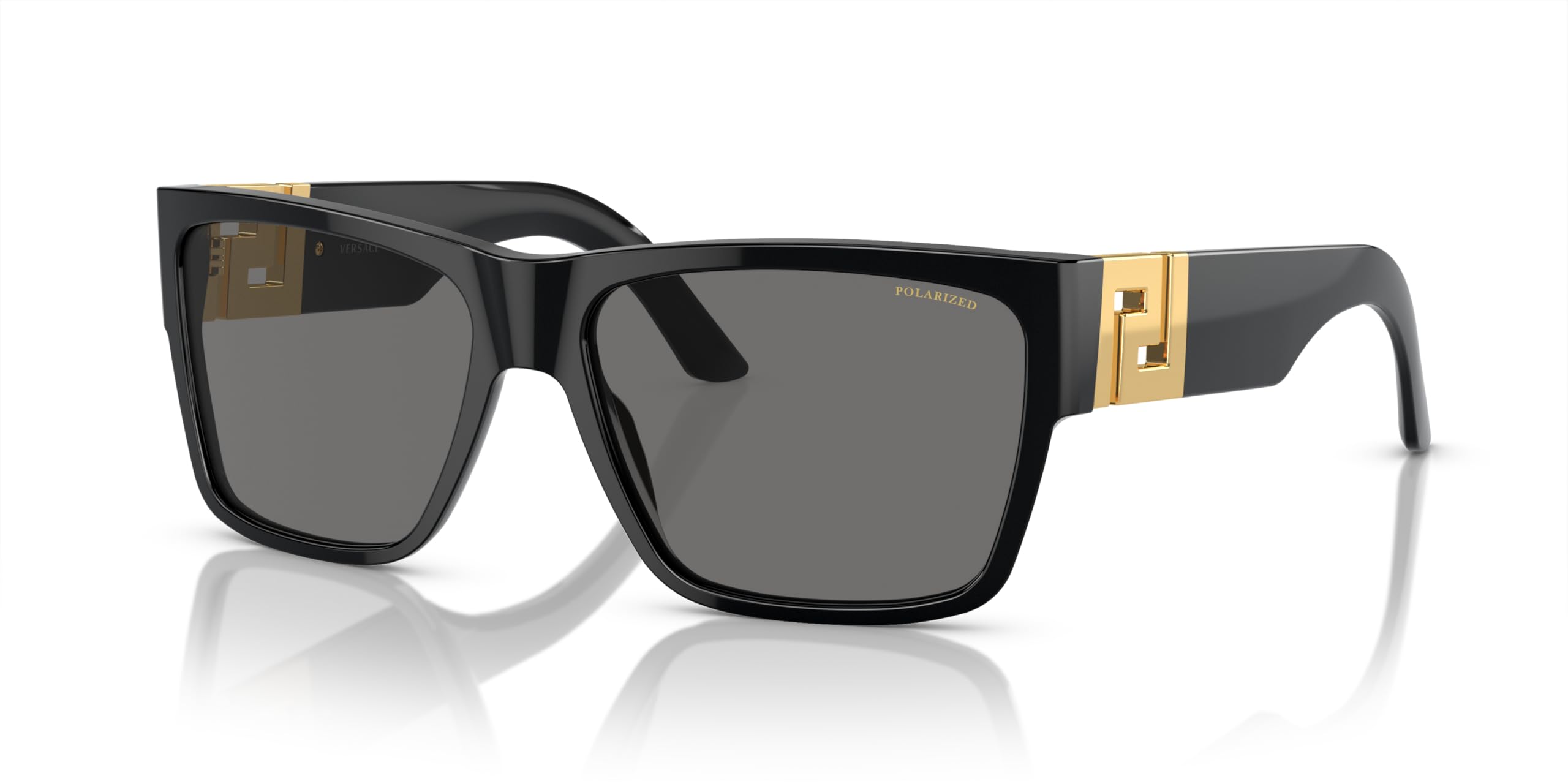 Versace VE4296 Men's Designer Sunglasses - Polarized UV Protection Acetate Frames for Driving, Travel & Outdoor Activities