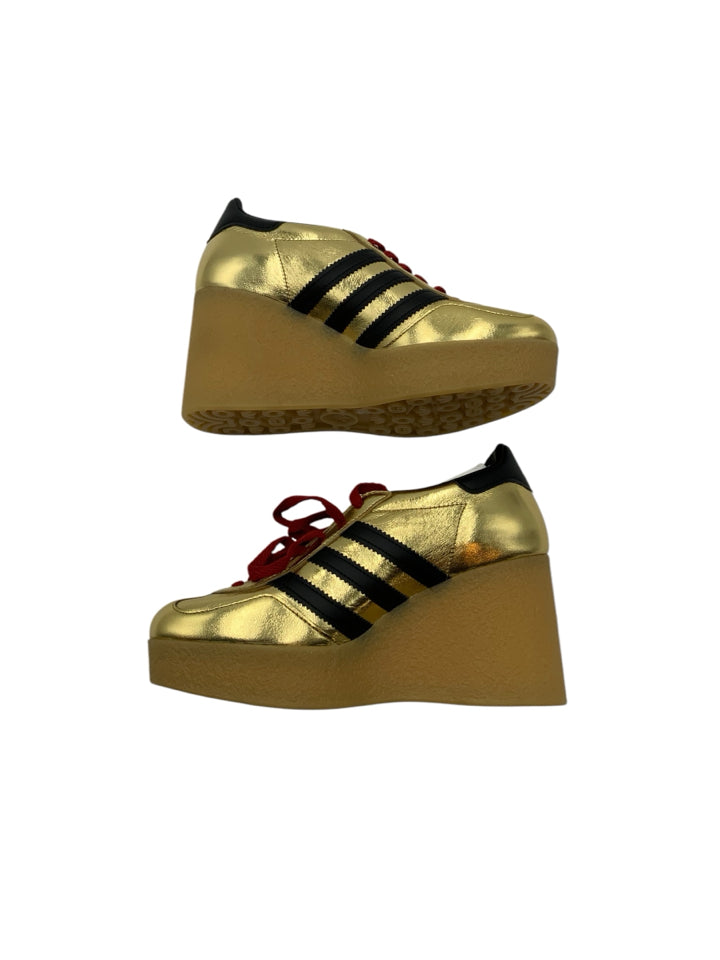 Gucci x Adidas Gazelle Wedge Sneakers for Women - Size 37.5 (US 7.5) | Fashionable Platform Sneakers for Casual Wear & Street Style Outfits