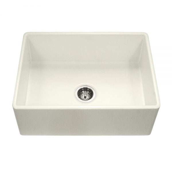 Hamat CHE 3320SAW MZ Apron Front Fireclay Workstation Single Bowl Kitchen Sink - Premium Marble Finish for Farmhouse & Modern Kitchens, Durable & Stylish for Cooking & Entertaining