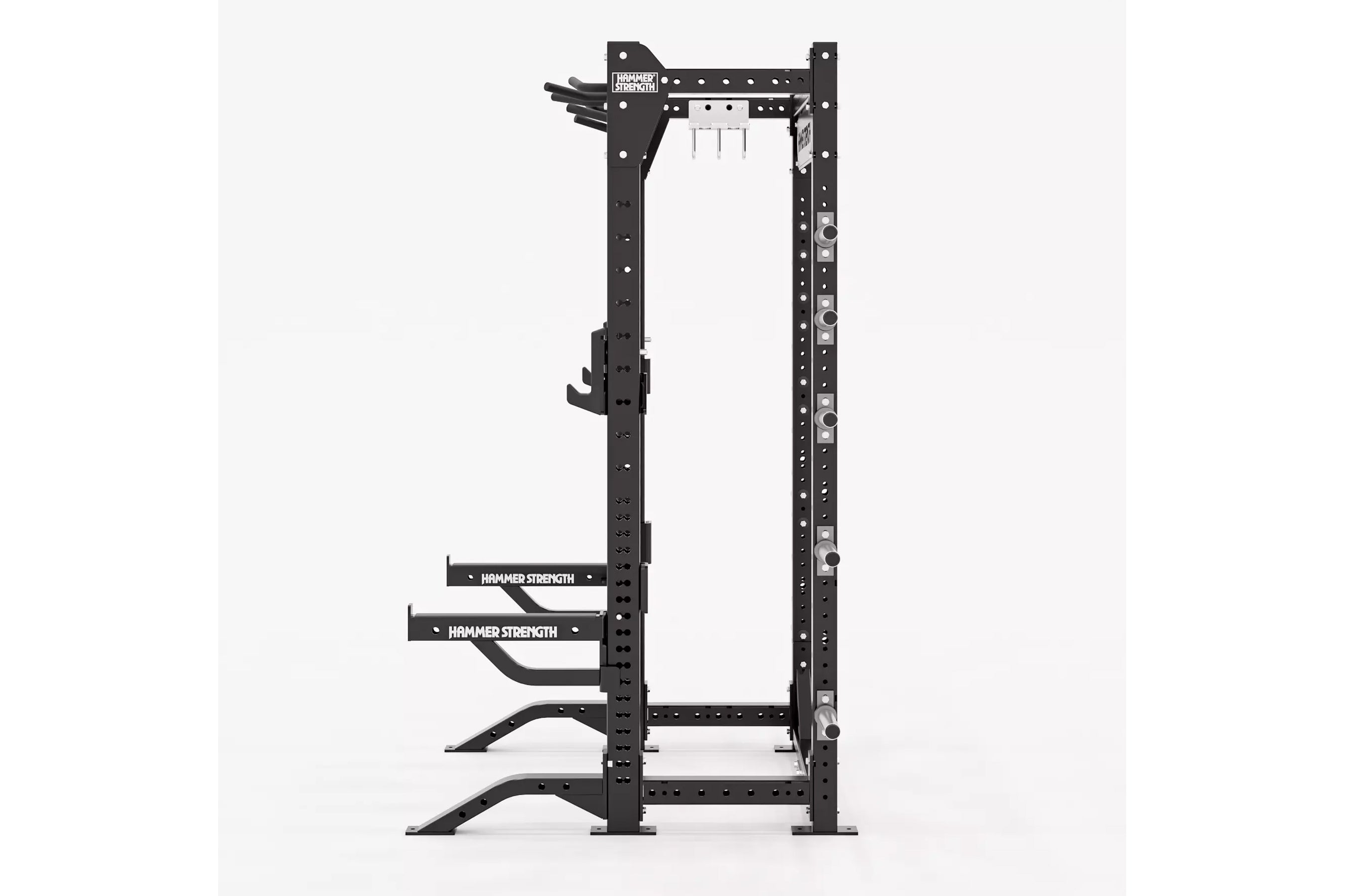 Hammer Strength HD Elite ID Half Rack - Heavy Duty Power Rack for Home & Commercial Gyms - Perfect for Squats, Bench Press & Strength Training