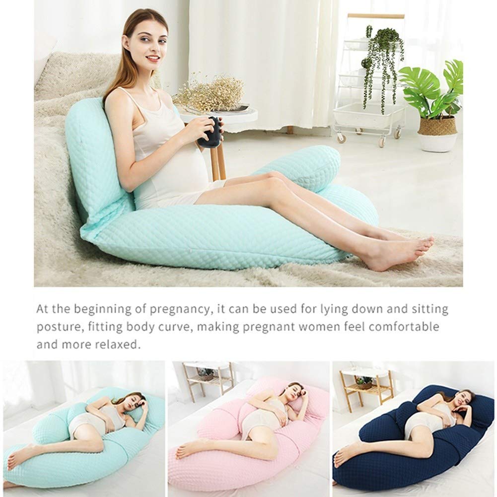 U-Shaped Maternity Body Pillow for Pregnancy Support - Detachable Cover for Back, Hips, Legs & Belly Comfort - Perfect for Sleeping, Nursing & Relaxation During Pregnancy