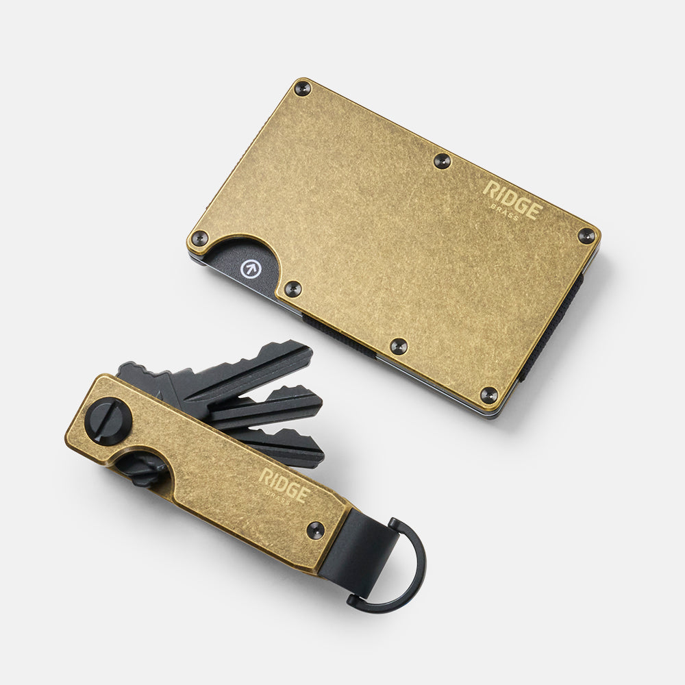 Premium Brass Daily Driver Kit - Durable & Stylish EDC Essentials for Everyday Carry & Outdoor Adventures