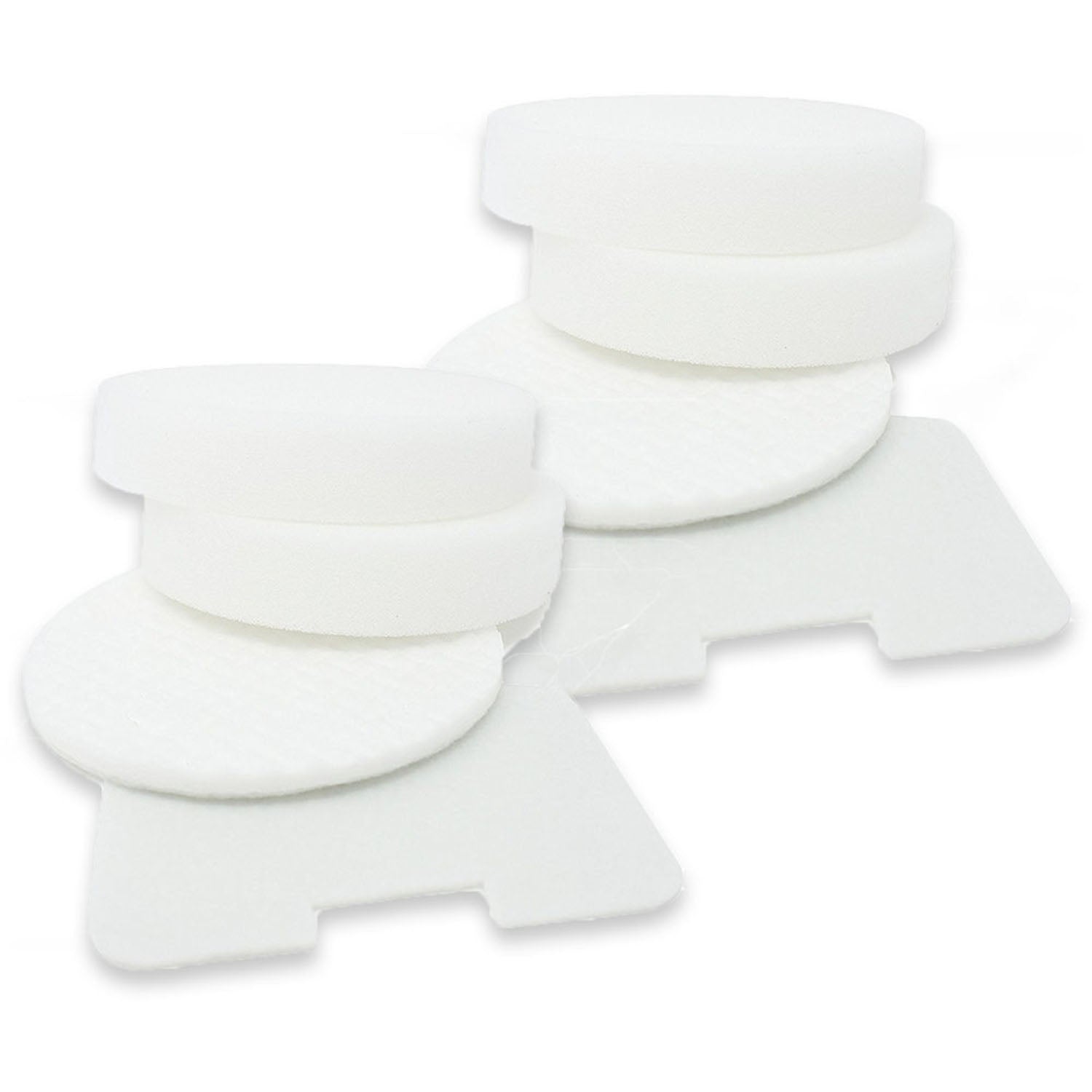 MaximalPower Replacement Foam & Felt Filters for Shark NV22L Vacuum Cleaner - 2 Pack Circular Filters with Exhaust Filter | Compatible with Shark NV22L Series | Perfect for Pet Hair, Dust & Allergen Removal