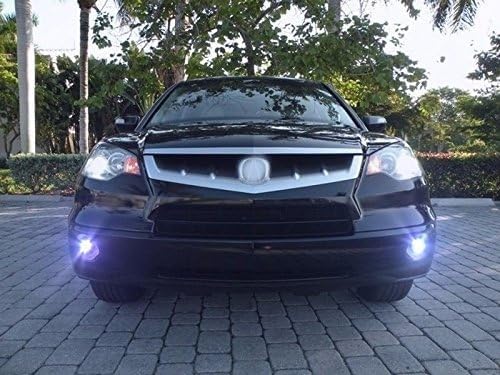 Angel Eye Fog Lamps Halo Driving Lights Kit for 2007-2009 Acura RDX - Durable LED Daytime Running Lights with White Halo Ring - Perfect for Night Driving & Off-Road Adventures