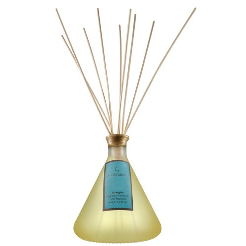 Premium 500ml Glass Vase with Bamboo Chopsticks - Elegant Home Decor for Flowers, Centerpieces & Asian-Inspired Interior Design | Perfect for Dining Table, Living Room & Wedding Decorations