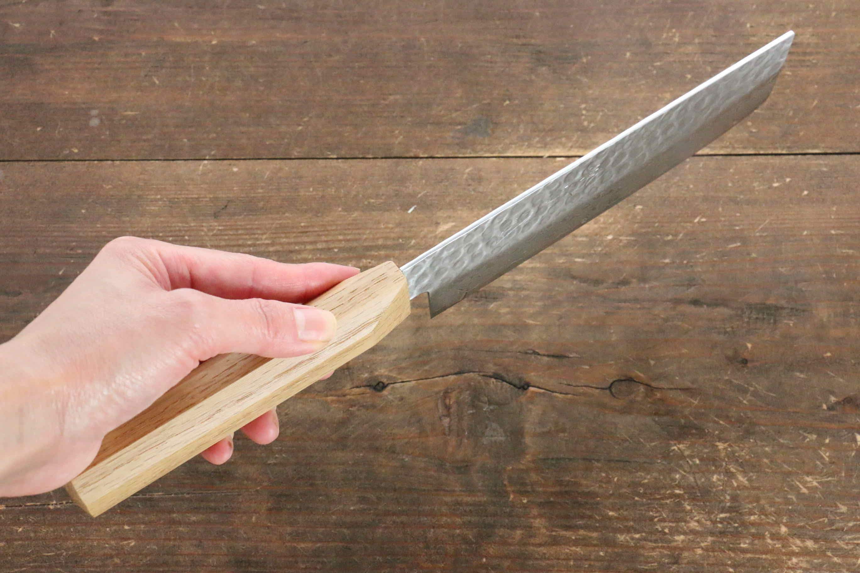 Premium Jikko VG10 17-Layer Damascus Steel Usuba Knife 160mm with Oak Handle - Japanese Kitchen Knife for Professional Chefs & Sushi Masters - Perfect for Precision Slicing, Vegetable Cutting & Sushi Preparation