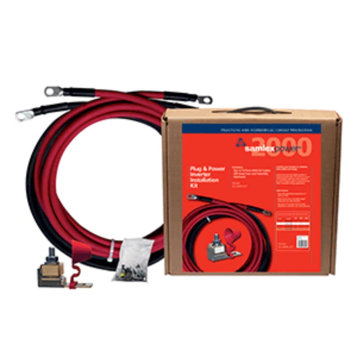Samlex America Samlex Solar DC-2000-KIT 2000W Power Inverter Installation Kit for RVs, Boats & Off-Grid Solar Systems | Easy Setup & Reliable Energy Conversion
