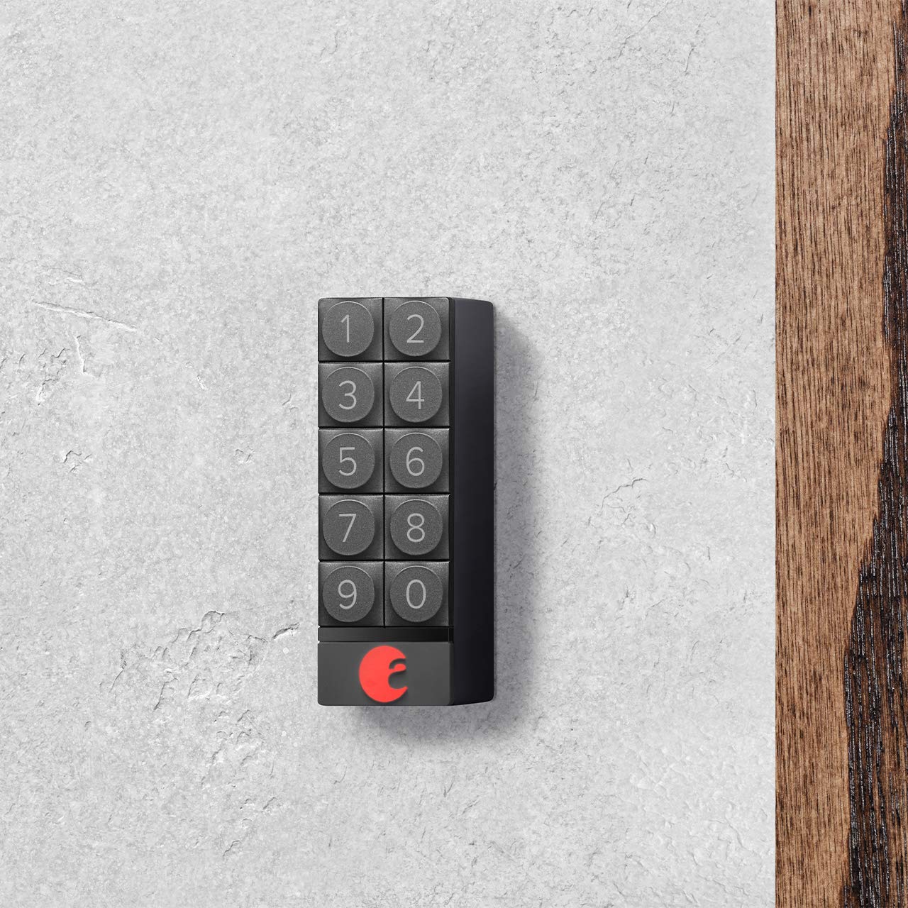 August Home Smart Lock with Keypad – Keyless Entry via Smartphone or Codes – Silver – Secure Your Home with Smart Access Control for Front Doors & Apartments