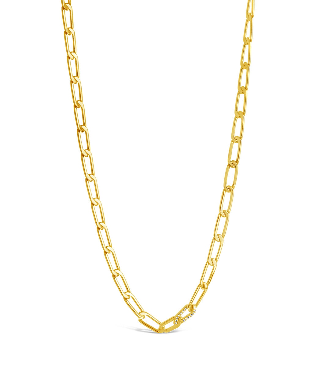 Elegant CZ Chain Necklace for Women - Sparkling Cubic Zirconia Pendant Jewelry - Perfect for Parties, Weddings & Everyday Wear