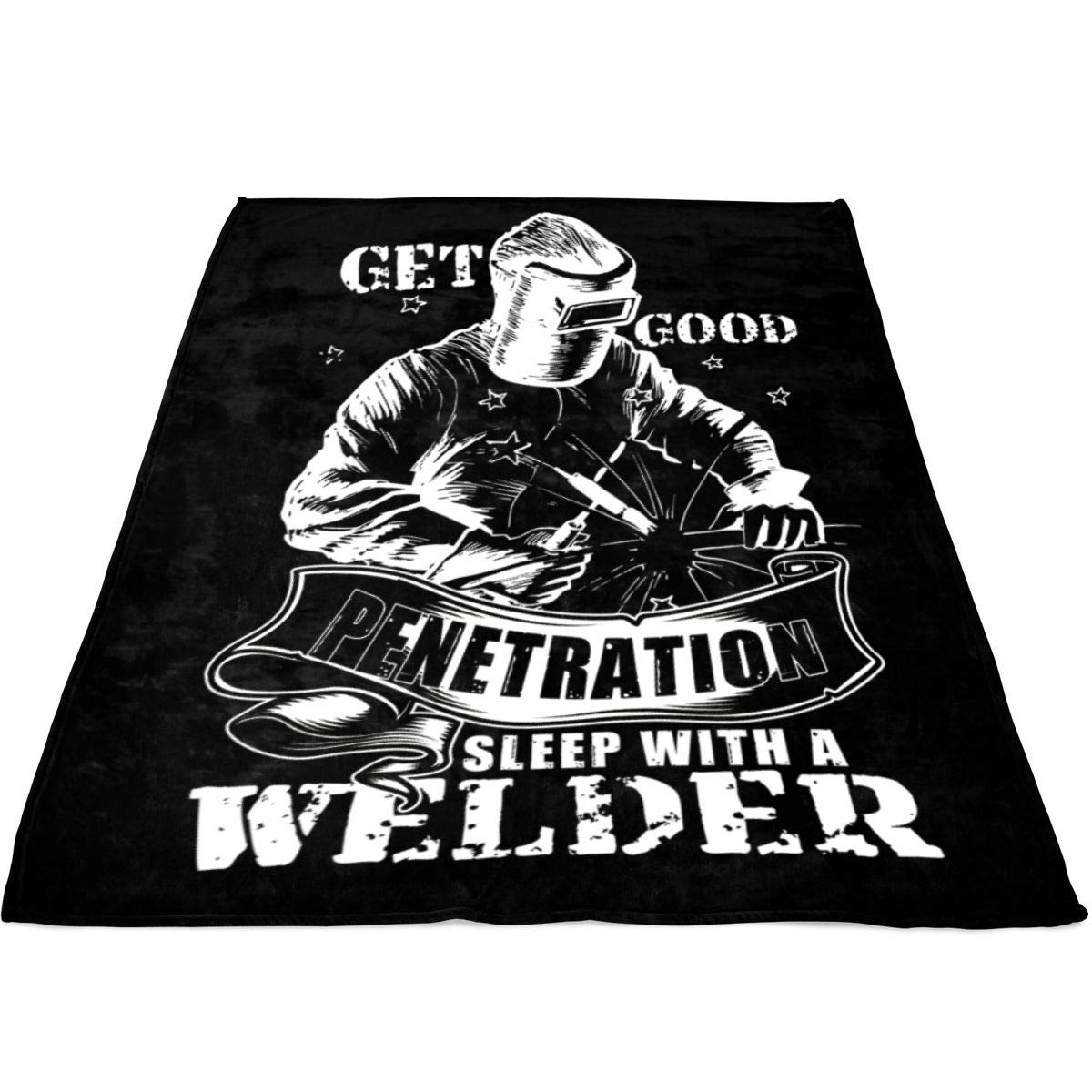 Premium Welder-Themed Soft Fleece Throw Blanket - 80