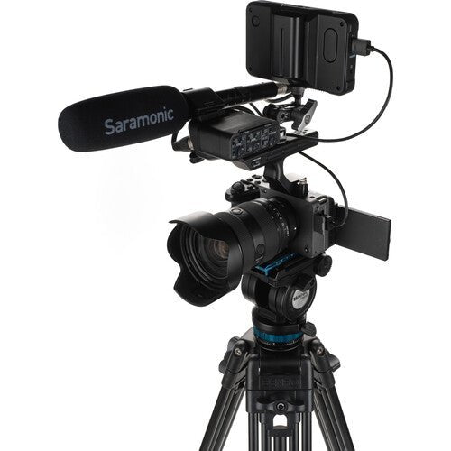 Benro KH25PC Professional Video Tripod with Fluid Head - Lightweight Aluminum Tripod for DSLR Cameras, Camcorders | Perfect for Vlogging, Live Streaming & Outdoor Filming
