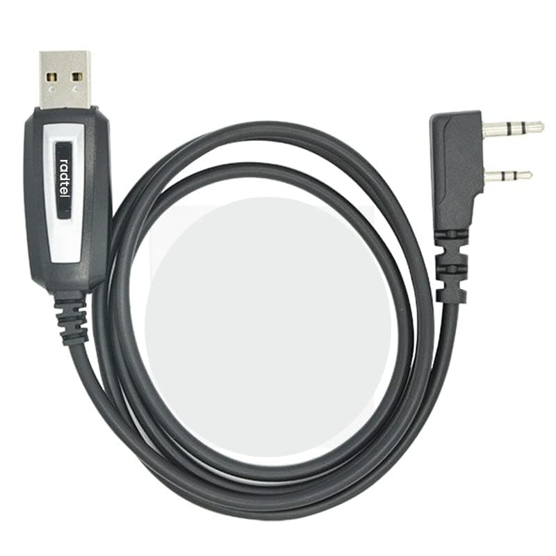 Radtel USB Programming Cable for RT-490 RT-470 RT-470X UV-K5 RT-590 RT12 RT-890 RT-860 RT-493 UV9D RT-900 RT-4D Walkie Talkies - Firmware Update & Channel Programming for Amateur Radio, Emergency Communication & Outdoor Activities
