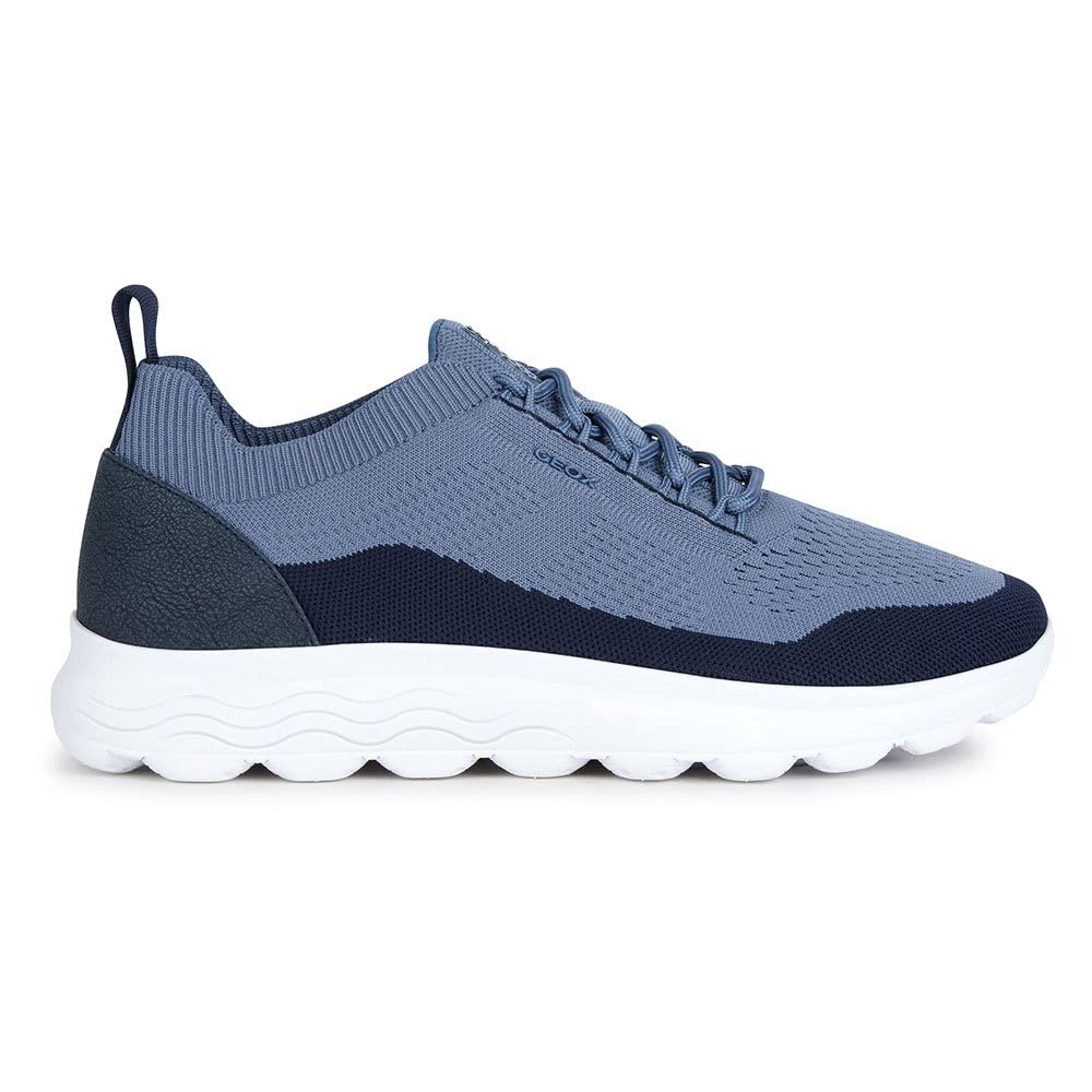 Geox Men's U Spherica E Sneakers - Breathable Casual Walking Shoes for Men | Comfortable Lightweight Footwear for Work, Travel & Everyday Wear