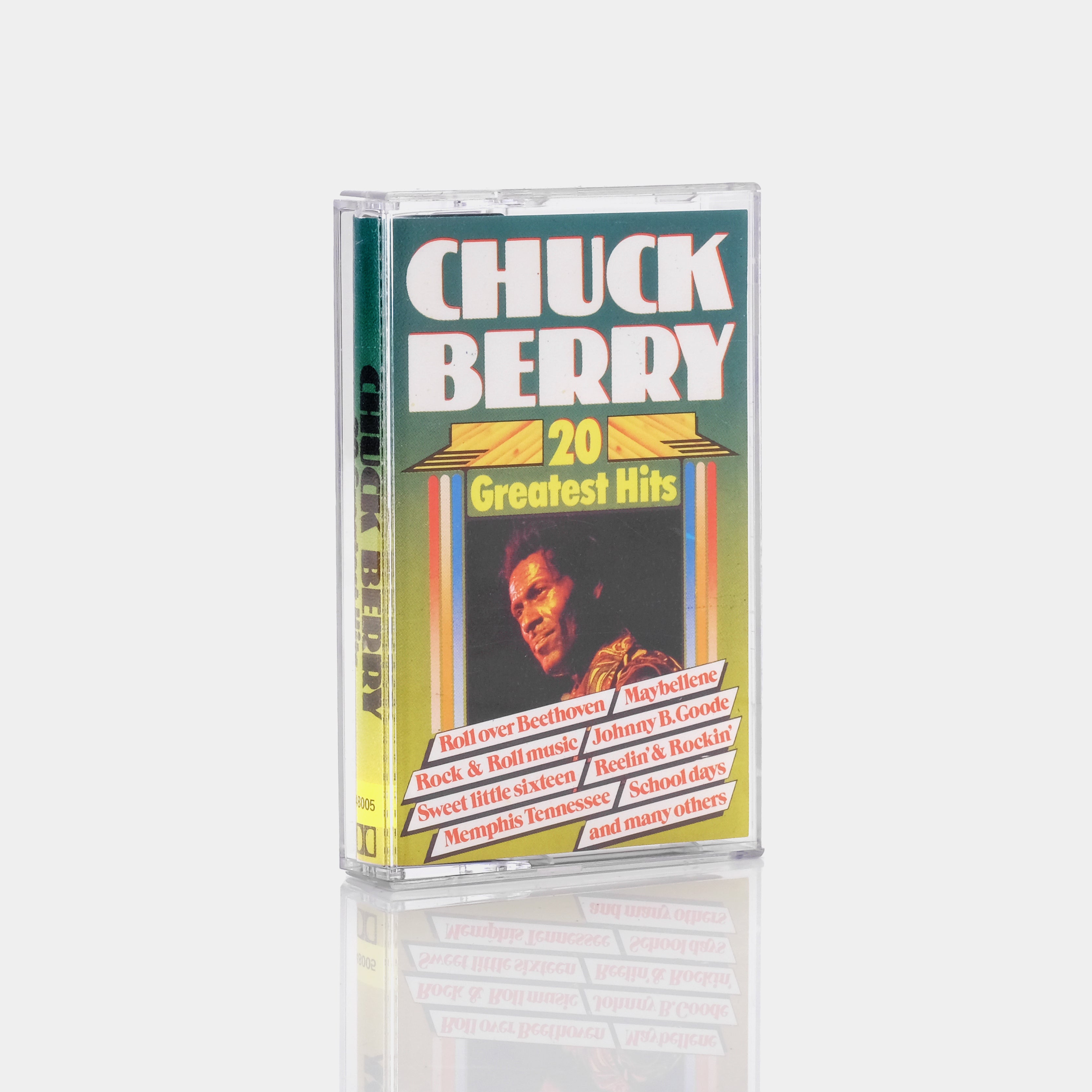 Chuck Berry 20 Greatest Hits Cassette Tape - Classic Rock Music Collection for Vintage Cassette Players & Car Stereo Systems - Perfect for 50s 60s Music Lovers and Retro Enthusiasts