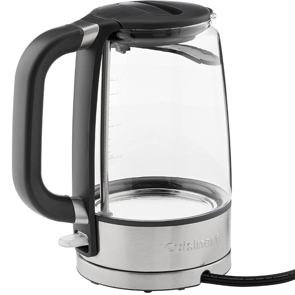 Cuisinart ViewPro Cordless Electric Kettle - Fast Boiling, 1.7L Capacity, Auto Shut-Off & Boil-Dry Protection - Certified Refurbished with Warranty - Perfect for Home, Office & Tea/Coffee Brewing