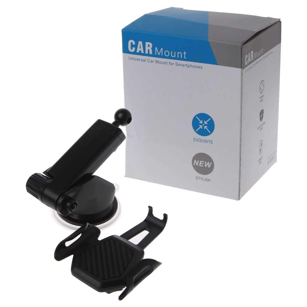 Universal Car Phone Holder - Strong Adhesive Sucker Mount for All Smartphones - Perfect for Driving & Navigation