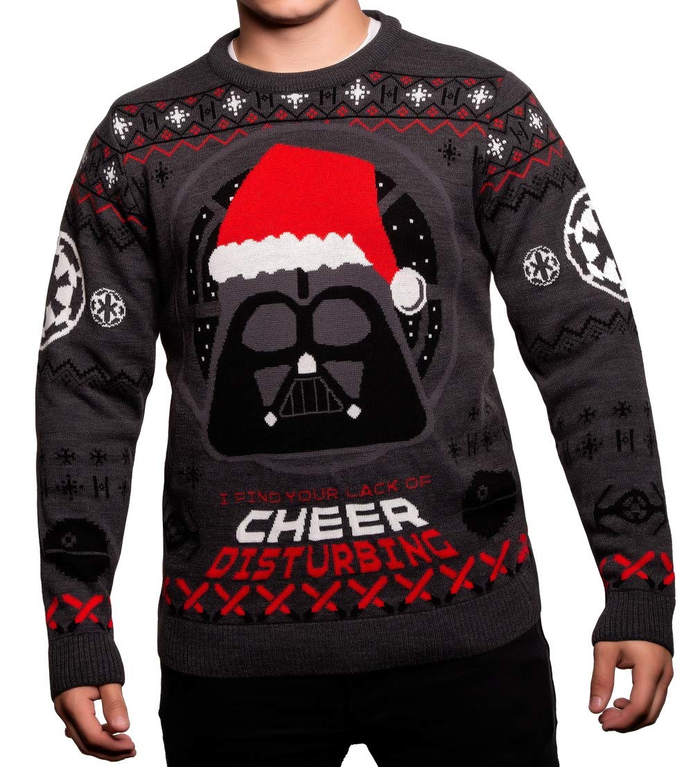 Star Wars Darth Vader Ugly Christmas Sweater for Men & Women - Holiday Gift, Cosplay & Themed Party Outfit