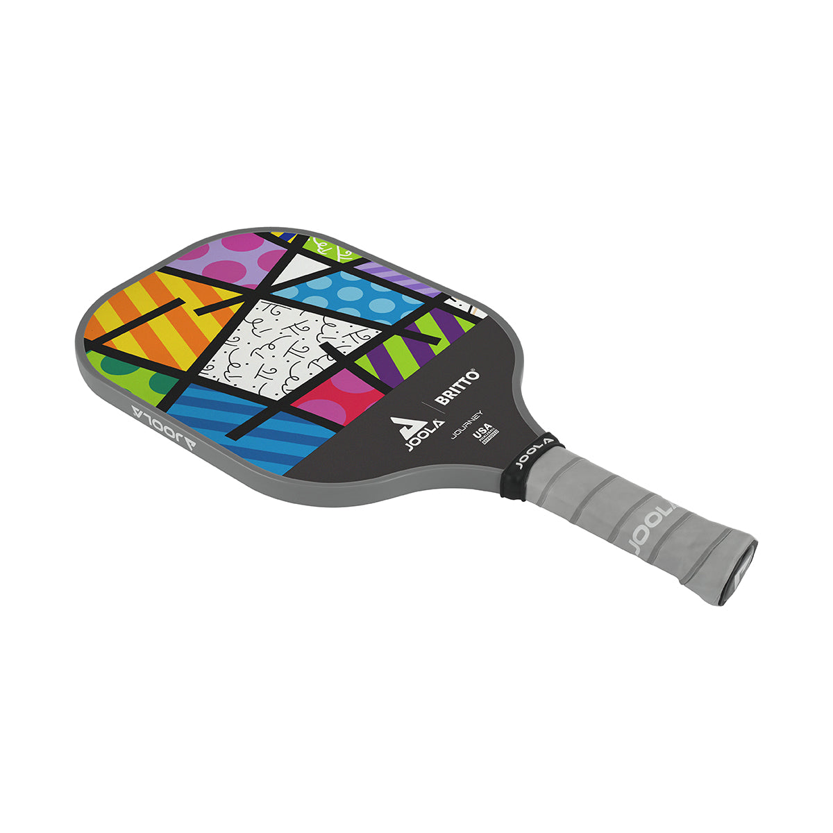 JOOLA BRITTO Pickleball Paddle - Premium Carbon Fiber Surface with Cushion Grip - USA Pickleball Approved - Perfect for Indoor & Outdoor Games, Tournaments & Recreational Play