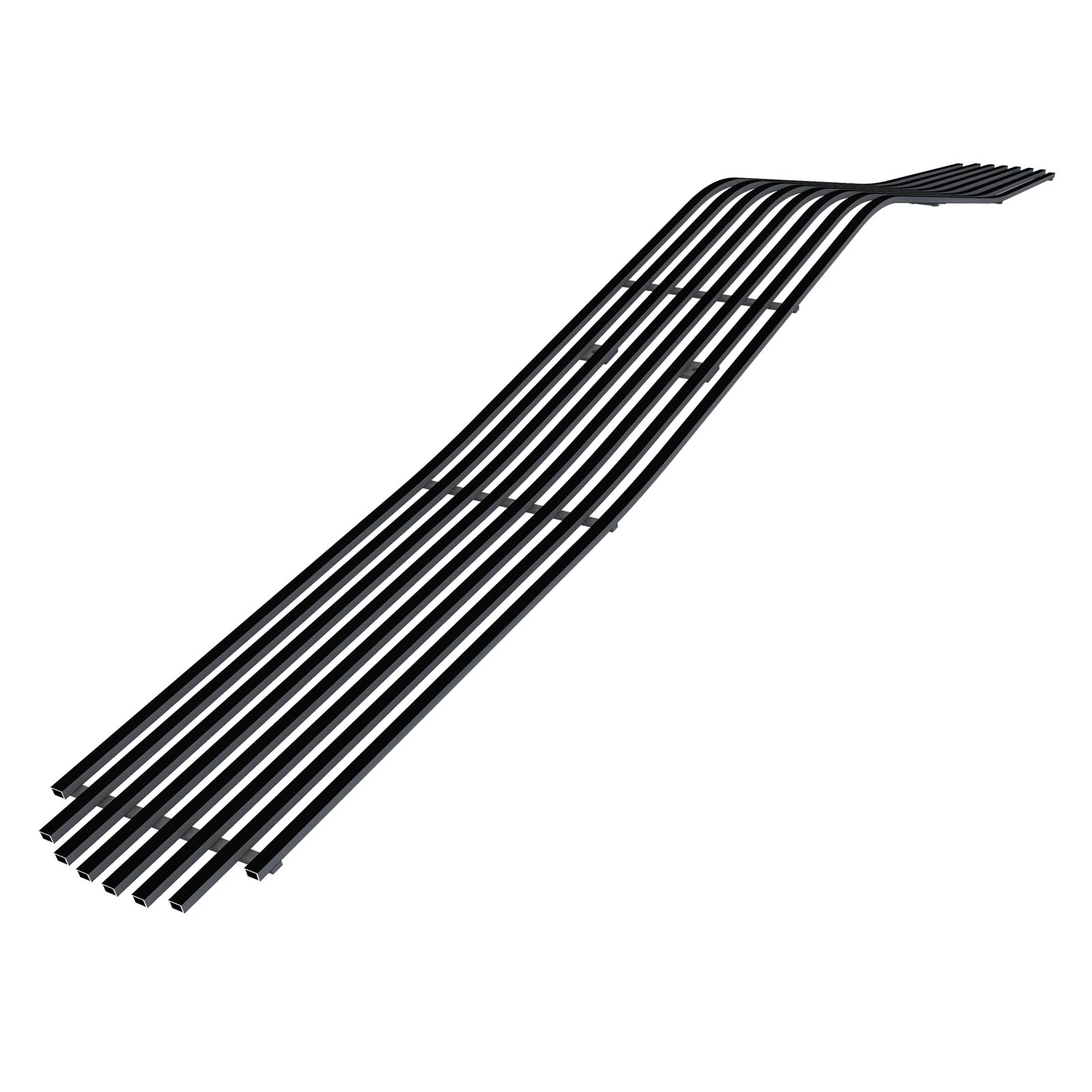 APS Compatible with Dodge Challenger 2009-2014 Phantom Main Upper Stainless Steel SS Black Billet Front Grille Insert D65989H - Upgrade Your Car's Style for Street Racing & Car Shows